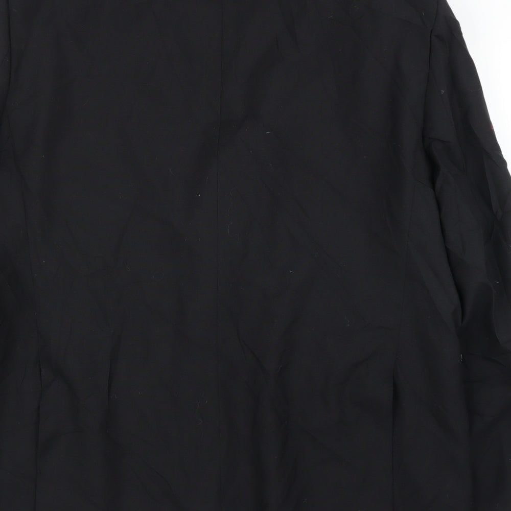 Charlton Gray  Womens Black   Jacket Suit Jacket Size 46