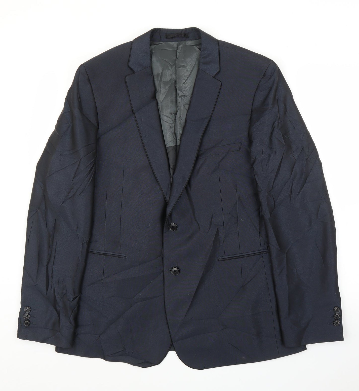 Red Herring Mens Blue   Jacket Suit Jacket Size 42