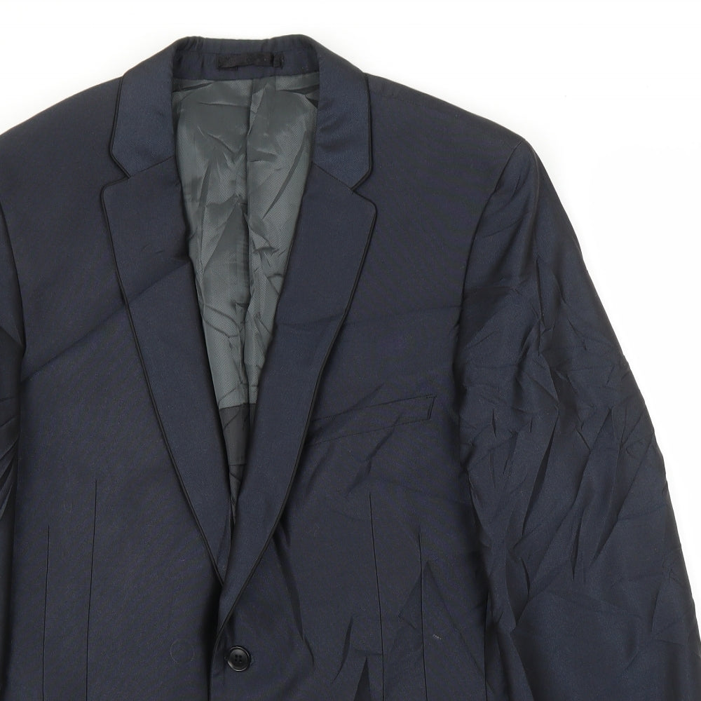 Red Herring Mens Blue   Jacket Suit Jacket Size 42