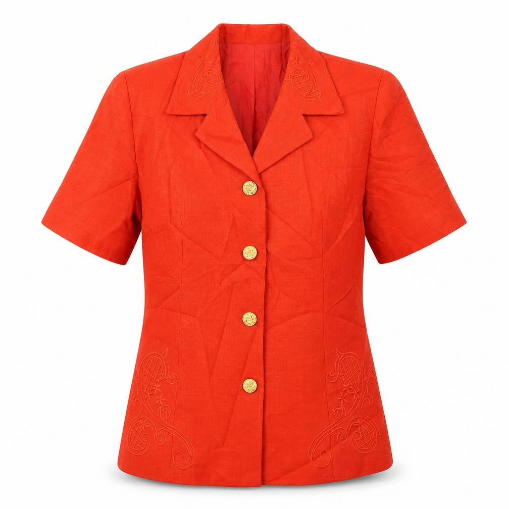 Bellino  Womens Red   Jacket Blazer Size 14