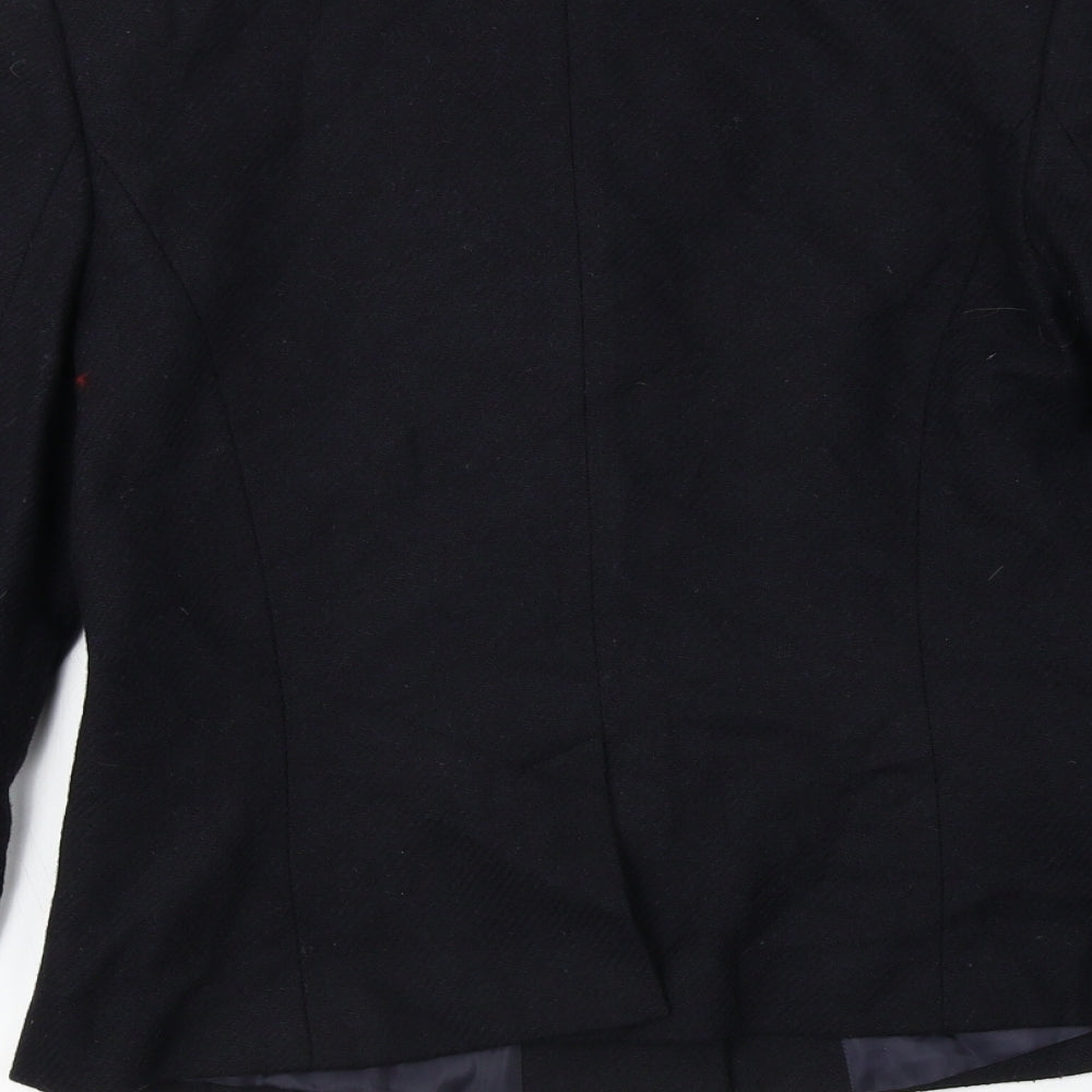 keu Womens Black   Jacket Blazer Size S