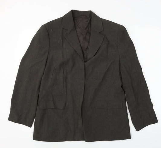 Yarell  Womens Green   Jacket Blazer Size 12
