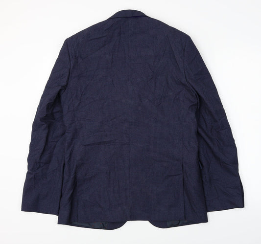 Burton  Mens Blue   Jacket Blazer Size 40