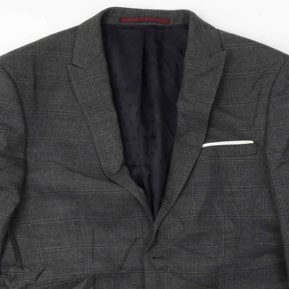 Burton  Mens Grey   Jacket Blazer Size 40