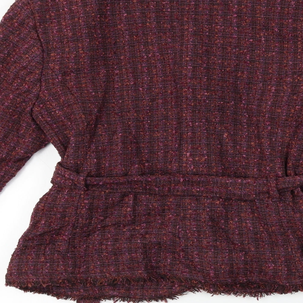 H&M  Womens Purple   Jacket Coat Size 8