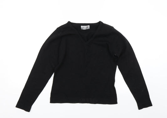 La Vie Womens Black   Pullover Jumper Size 10