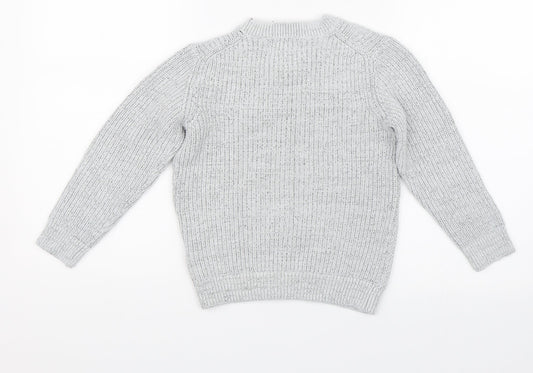 NEXT Boys Grey   Pullover Sweatshirt Size 6 Years