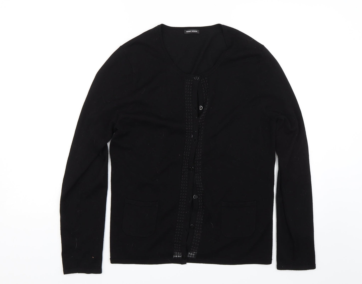 Gerry Weber Womens Black   Cardigan Jumper Size 10
