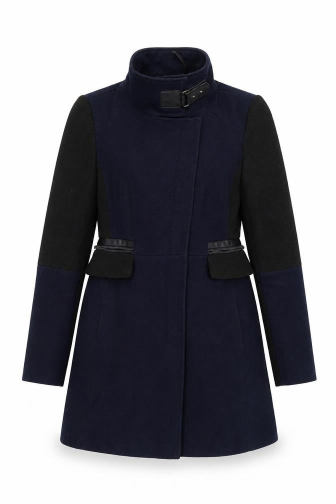 Next Womens Blue   Trench Coat Coat Size 4