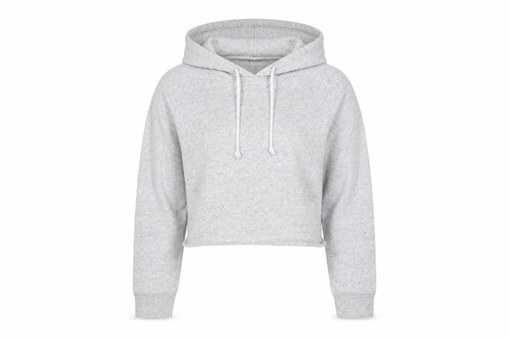 Womens Grey   Pullover Hoodie Size L