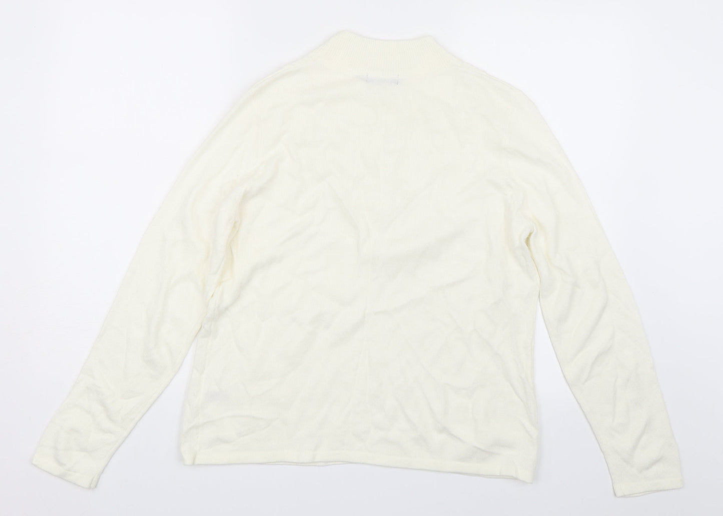 BM Womens Beige   Pullover Jumper Size M