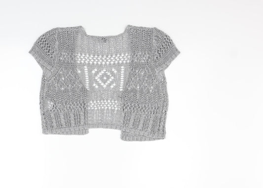 Per Una Womens Grey   Cardigan Jumper Size 12