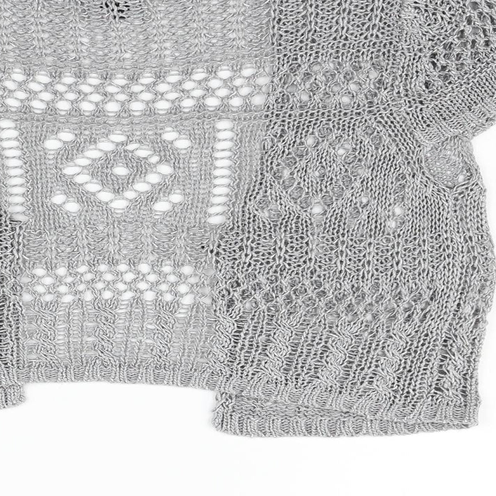 Per Una Womens Grey   Cardigan Jumper Size 12