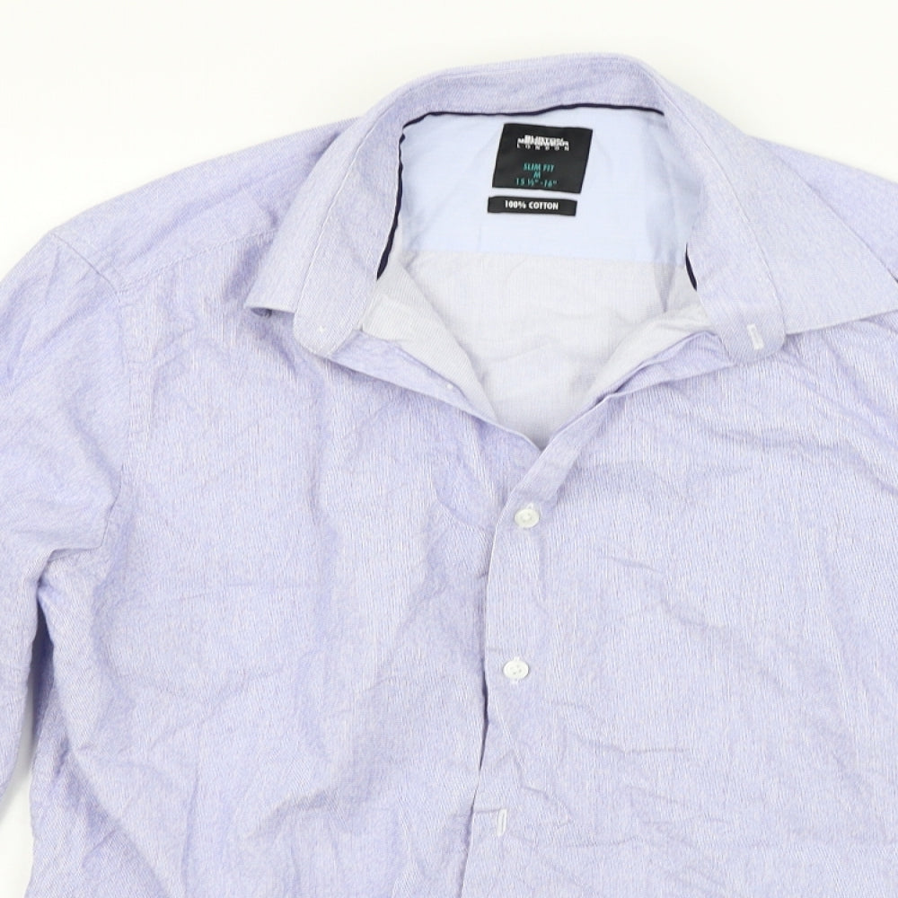 Burton Mens Blue    Button-Up Size M