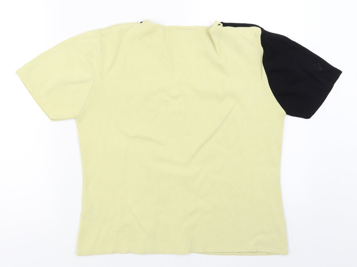 Roman Originals Womens Yellow   Basic Blouse Size S