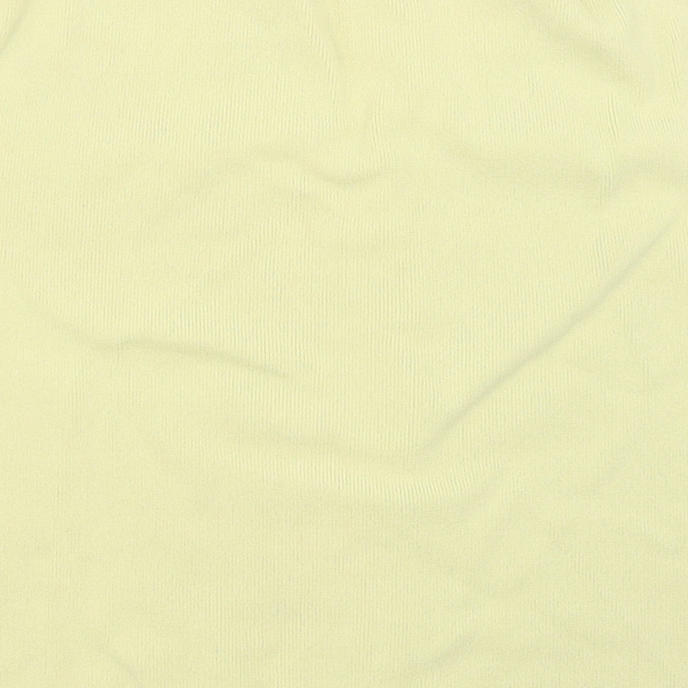 Roman Originals Womens Yellow   Basic Blouse Size S