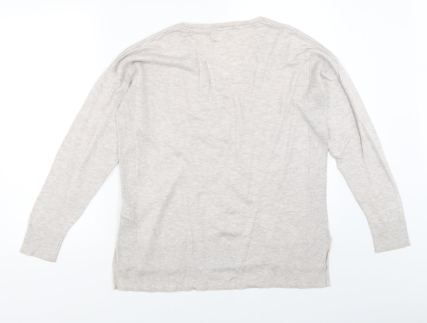 Marks and Spencer Womens Beige   Pullover Jumper Size 12