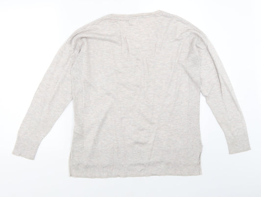 Marks and Spencer Womens Beige   Pullover Jumper Size 12
