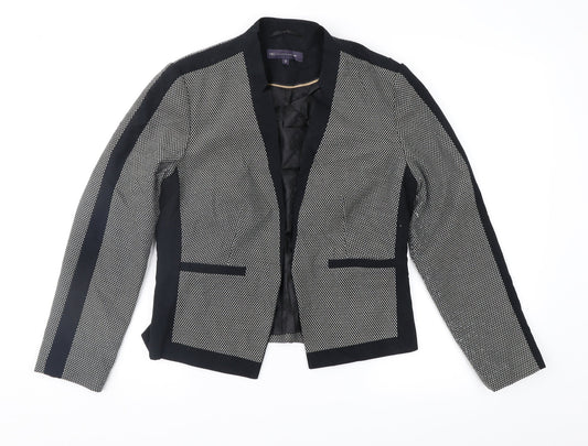Marks and Spencer Womens Black Geometric  Jacket  Size 12