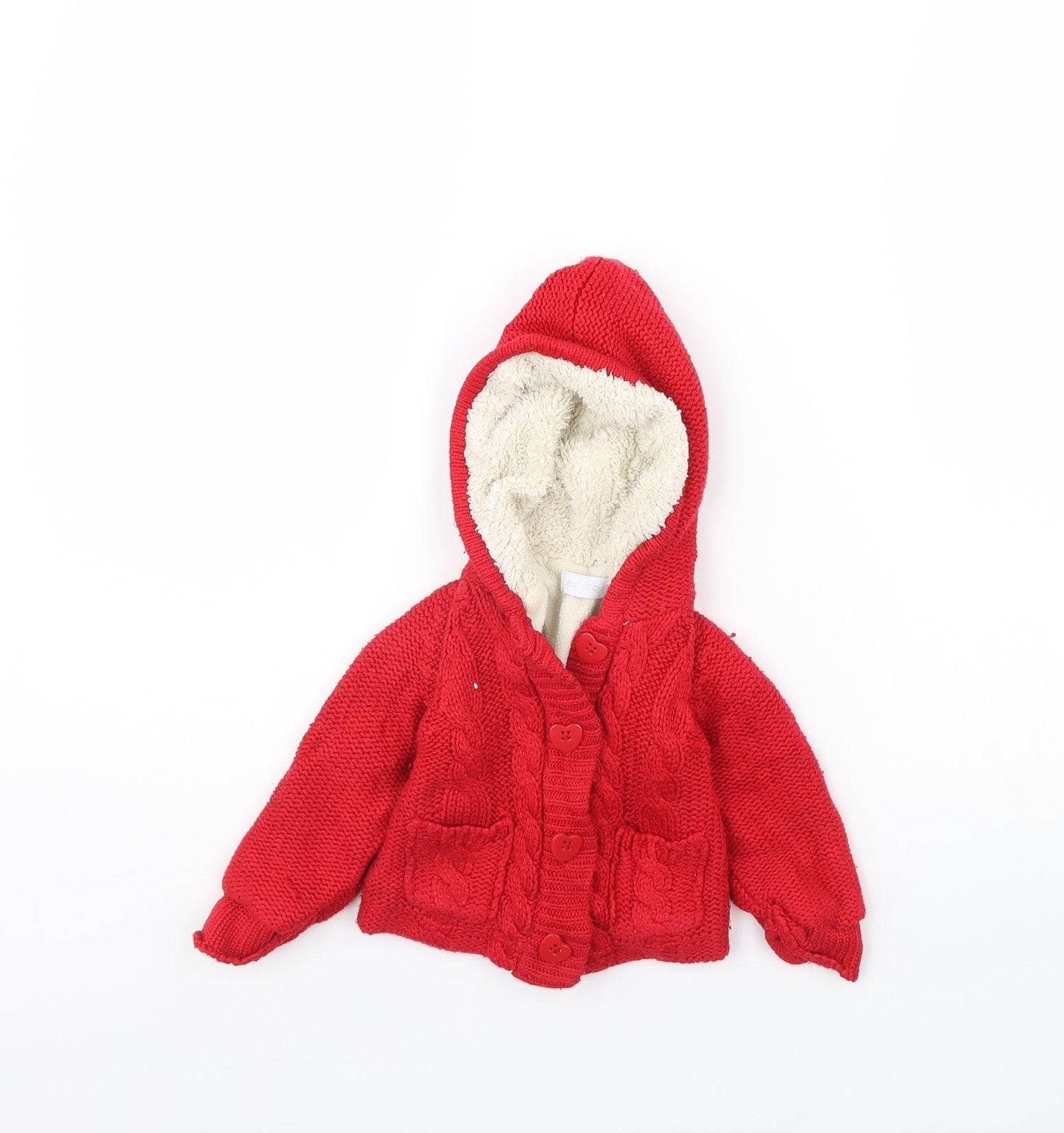 Early days Girls Red   Jacket  Size 0-3 Months