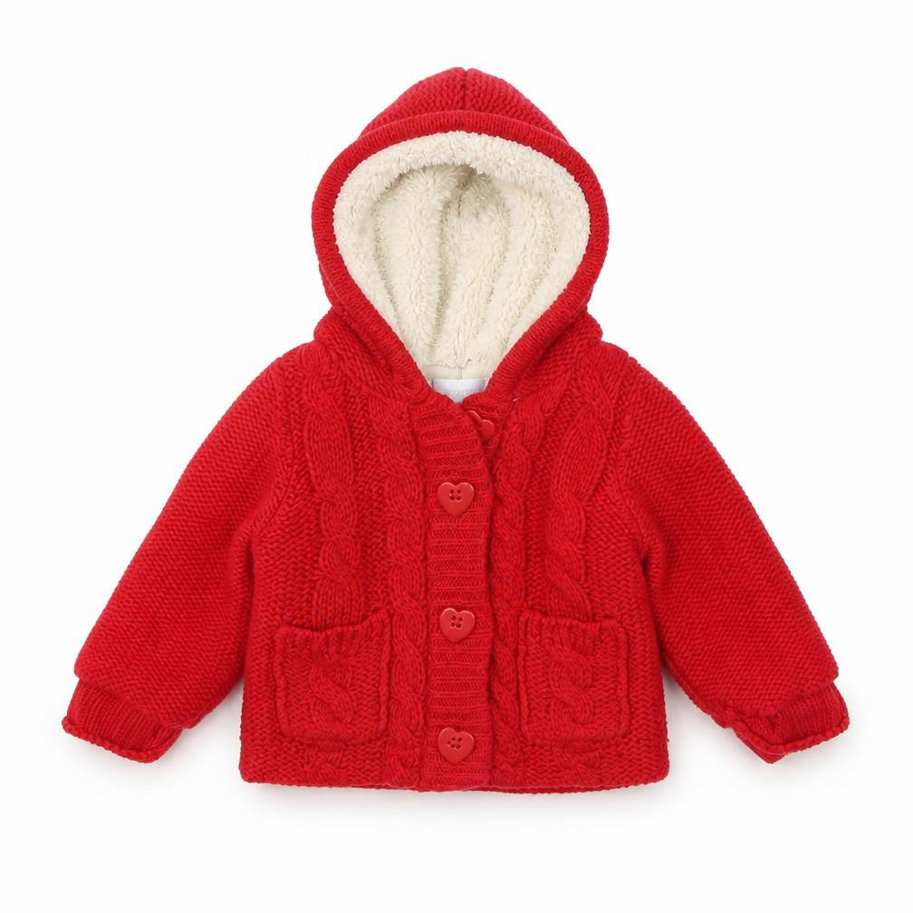 Early Days Girls Red   Jacket  Size 0-3 Months