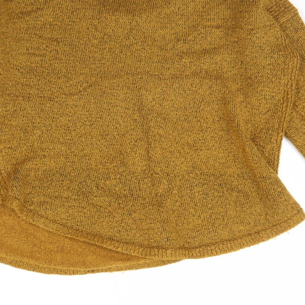 New Look Womens Yellow   Pullover Jumper Size 10