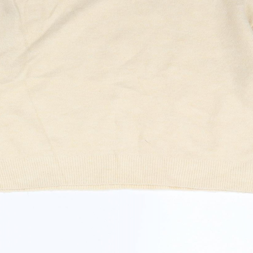 H&M Womens Ivory   Pullover Jumper Size S