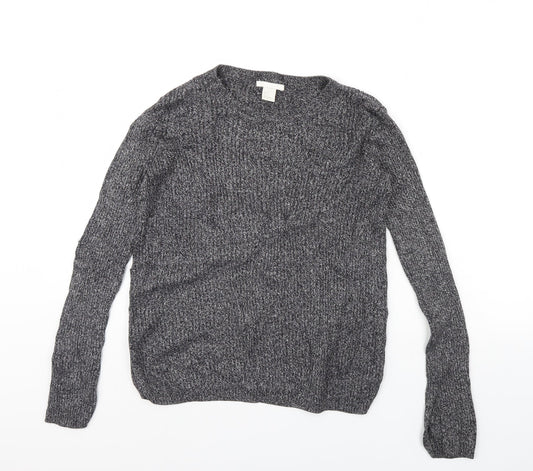 H&M Womens Black   Pullover Jumper Size S