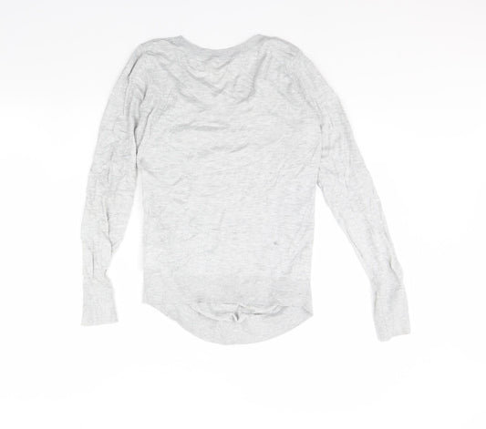 H&M Womens Grey   Pullover Jumper Size M