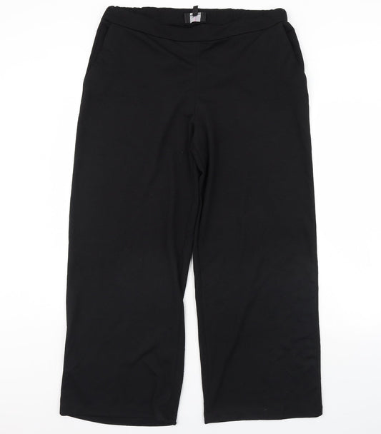 Simon Jefferey Womens Black   Trousers  Size 16 L30 in