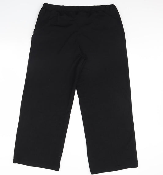 Simon Jefferey Womens Black   Trousers  Size 16 L30 in