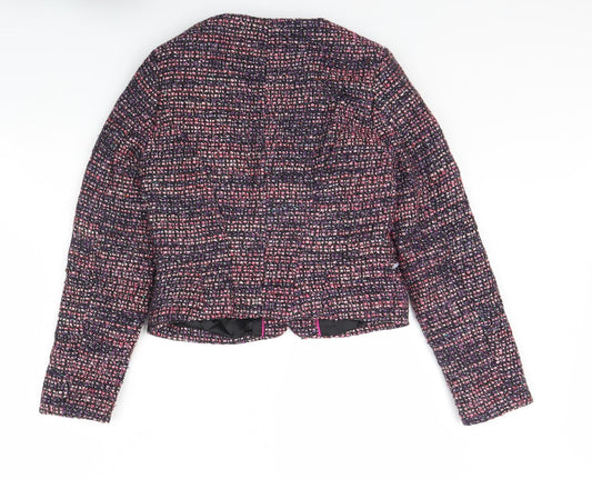 H&M Womens Pink   Jacket  Size 8  - Shoulder Pads