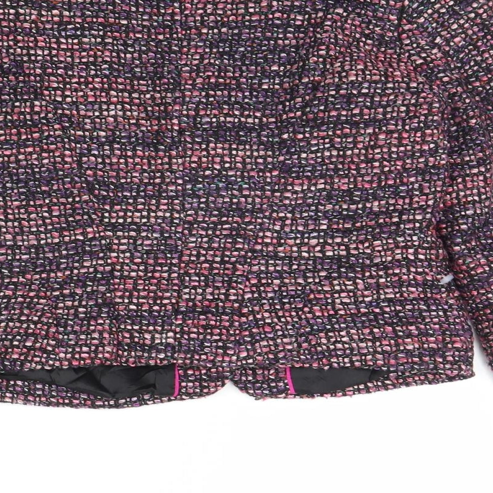 H&M Womens Pink   Jacket  Size 8  - Shoulder Pads