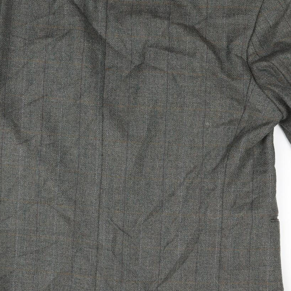 Principles Mens Grey Check  Jacket Blazer Size 42