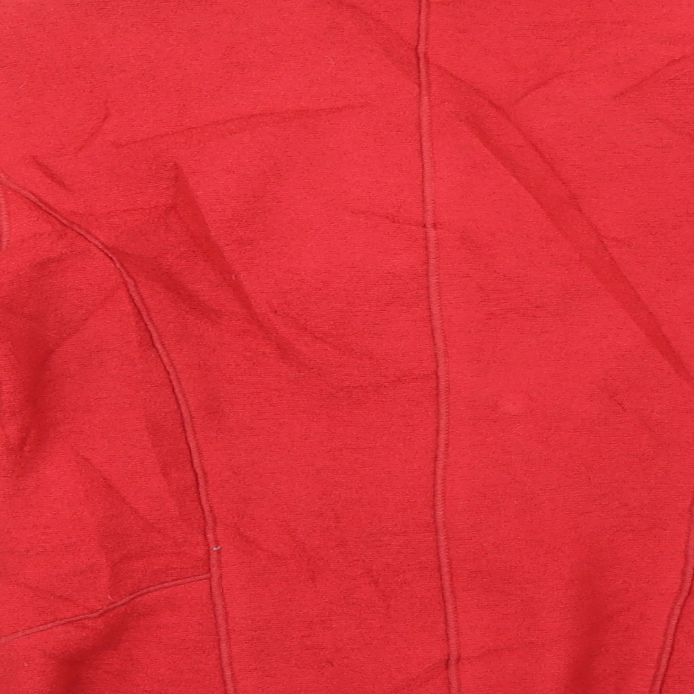 Hucke Womens Red   Overcoat Coat Size 10
