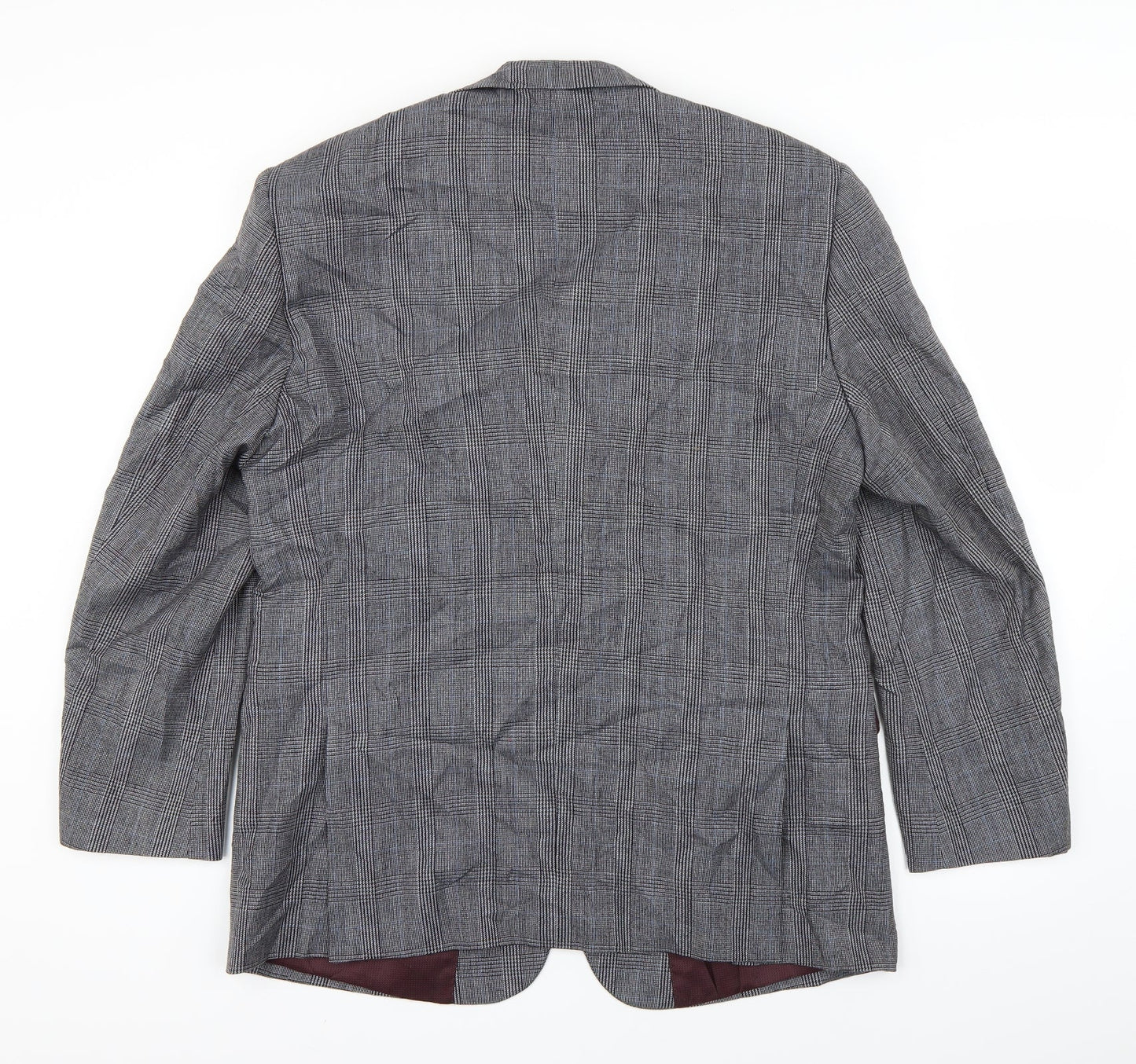 Skopes Mens Grey Plaid   Blazer