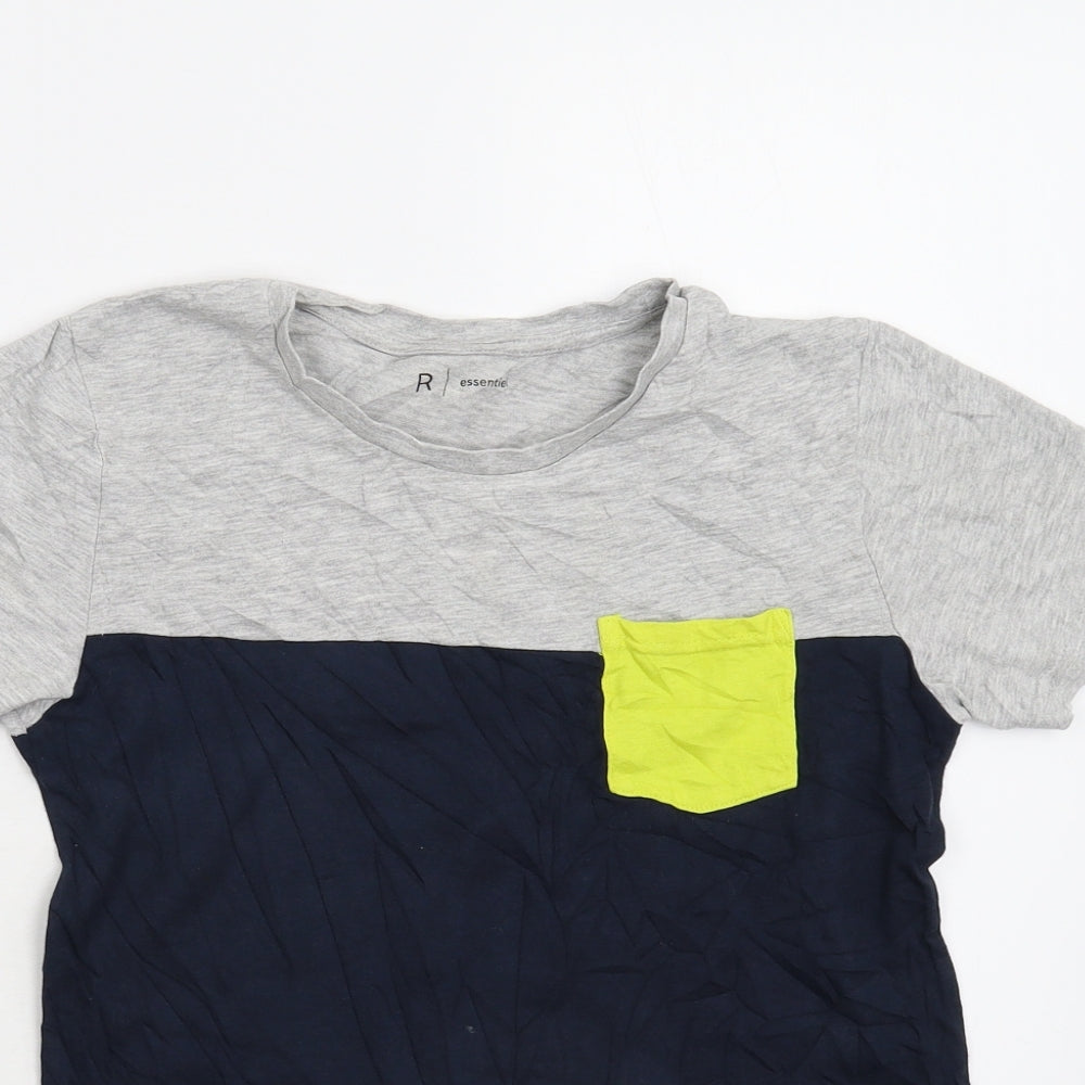 La Redoute Boys Multicoloured Colourblock  Basic T-Shirt Size 12 Years