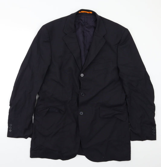 Karl Jackson Mens Black   Jacket Blazer Size 40