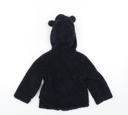 George Baby Blue   Full Zip Jumper Size 12-18 Months  - Tiger