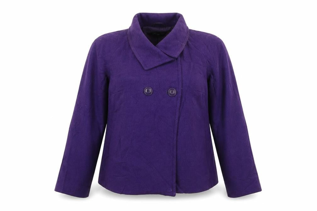 Stile Benetton Womens Purple Jacket Size 18