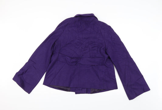 Stile Benetton Womens Purple   Jacket  Size 18