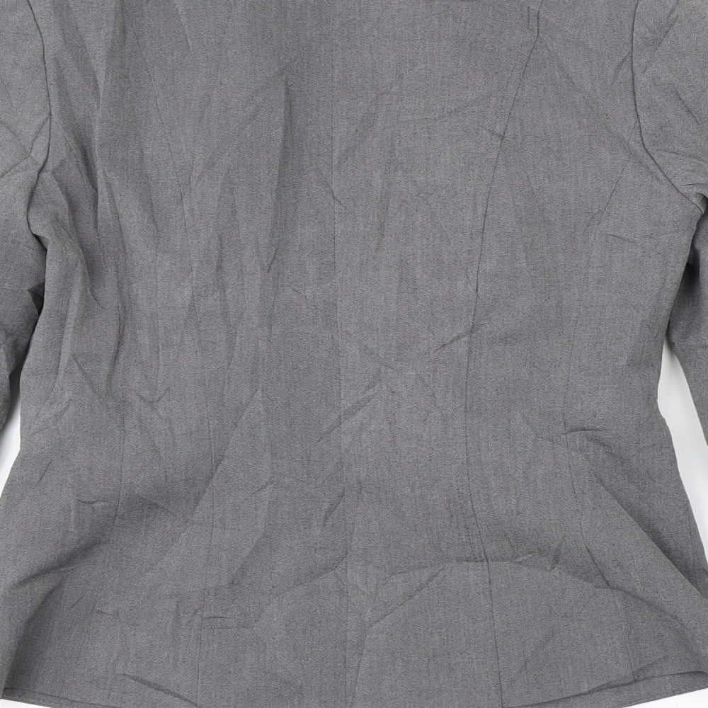 Debenhams Womens Grey   Jacket Blazer Size 10