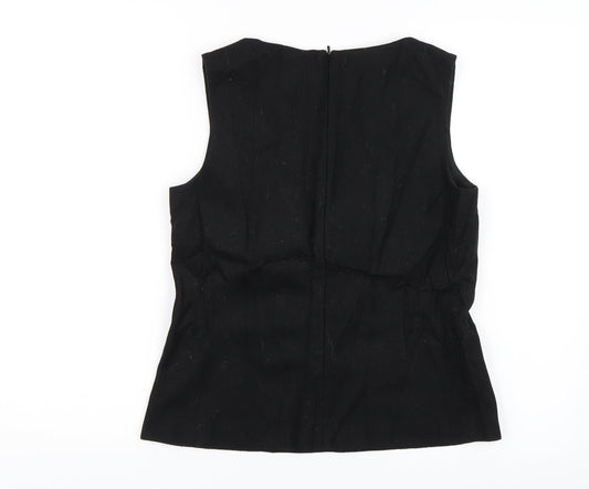 Marks and Spencer Womens Black   Basic Blouse Size 8