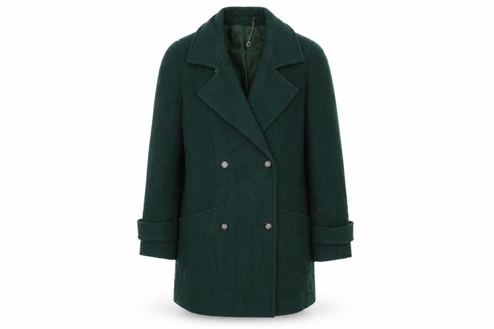 Berkertex Womens Green   Overcoat Jacket Size 10