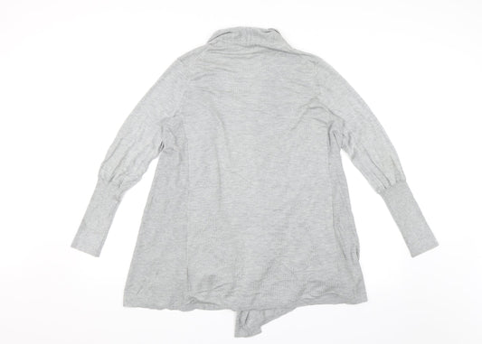 M&S Womens Grey   Cardigan Jumper Size M