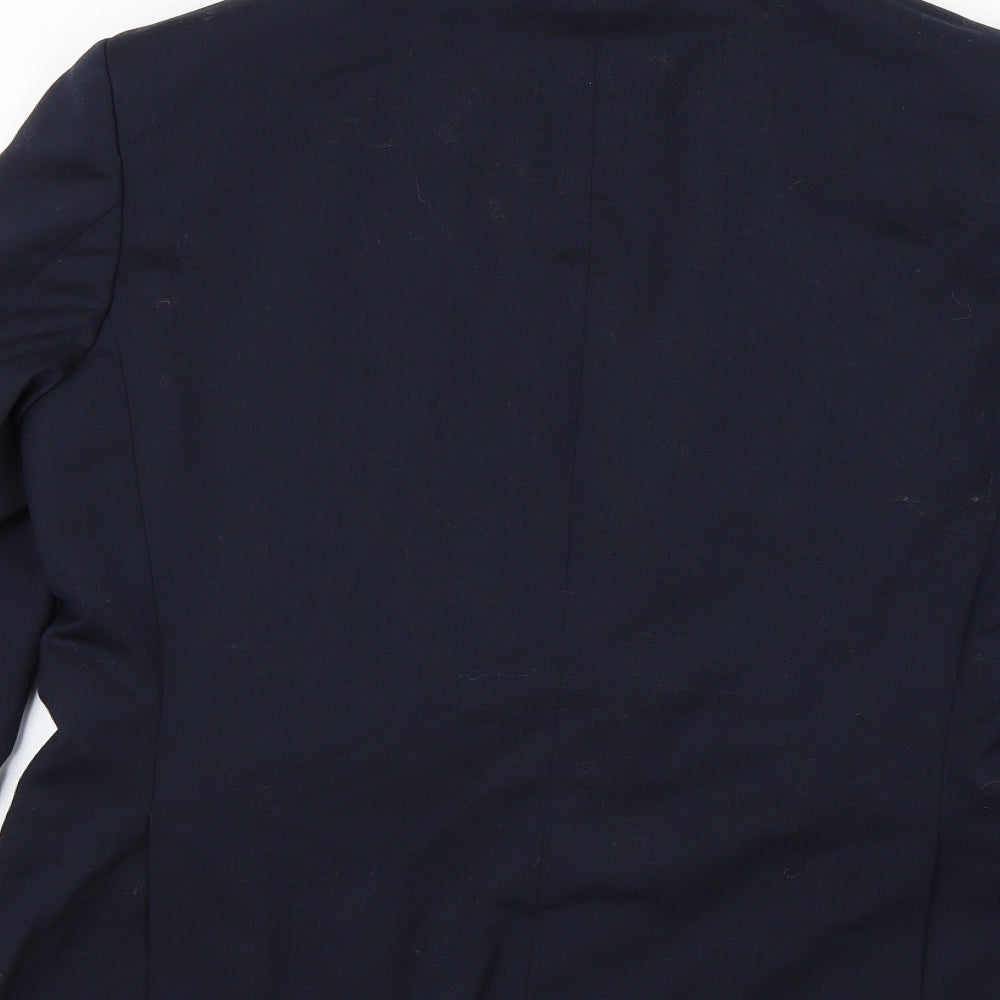 Preworn Mens Blue   Jacket Suit Jacket Size 42