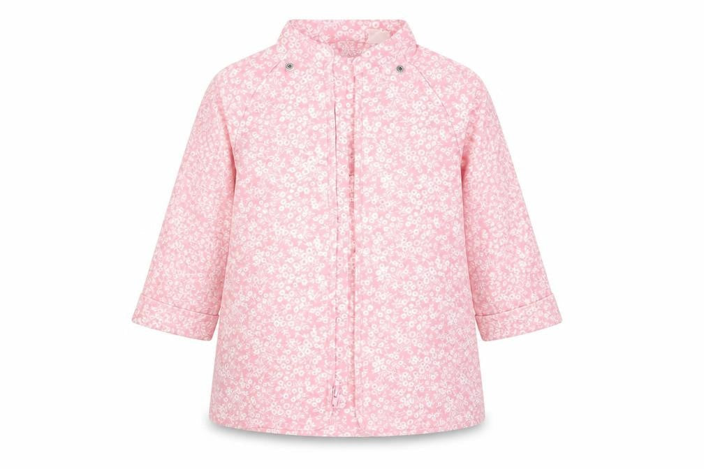 Front view of Gap girls’ pink jacket, size 5, years