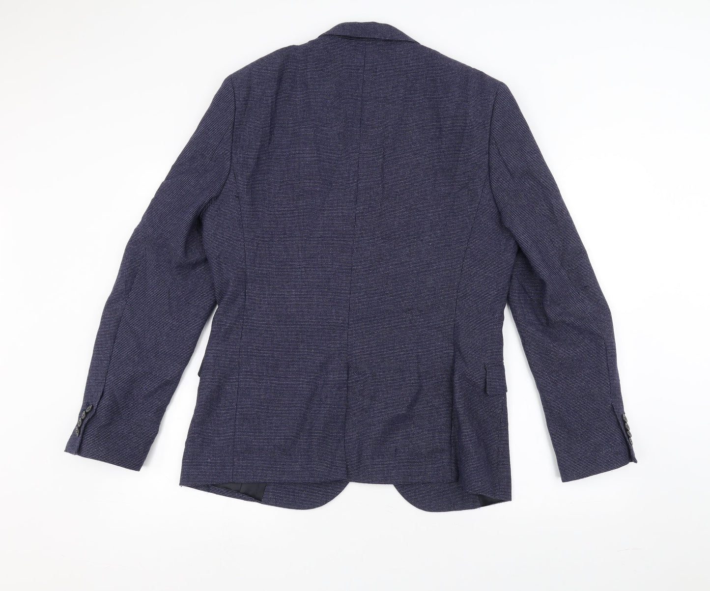 H&M Mens Blue   Jacket Suit Jacket Size 42