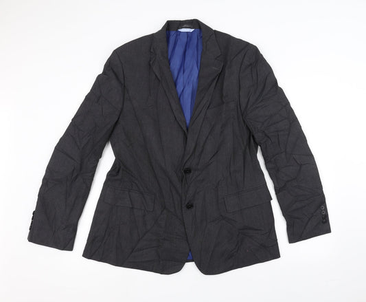 Marks and Spencer Mens Black   Jacket Suit Jacket Size 44