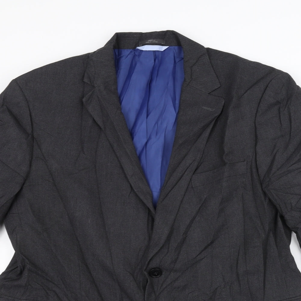Marks and Spencer Mens Black   Jacket Suit Jacket Size 44